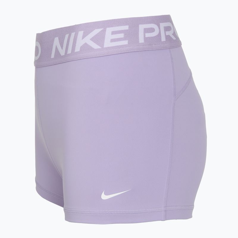 Шорти жіночі Nike Pro 365 3" lilac ice/white 3