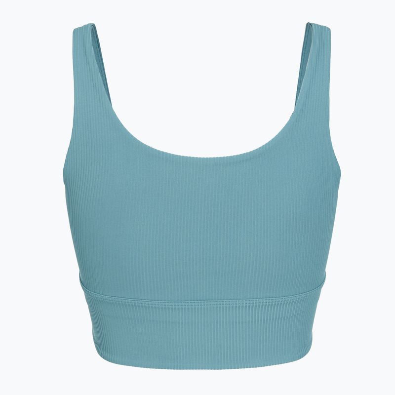 Бюстгальтер для тренувань Nike Zenvy Rib Light Support smokey blue/white 2