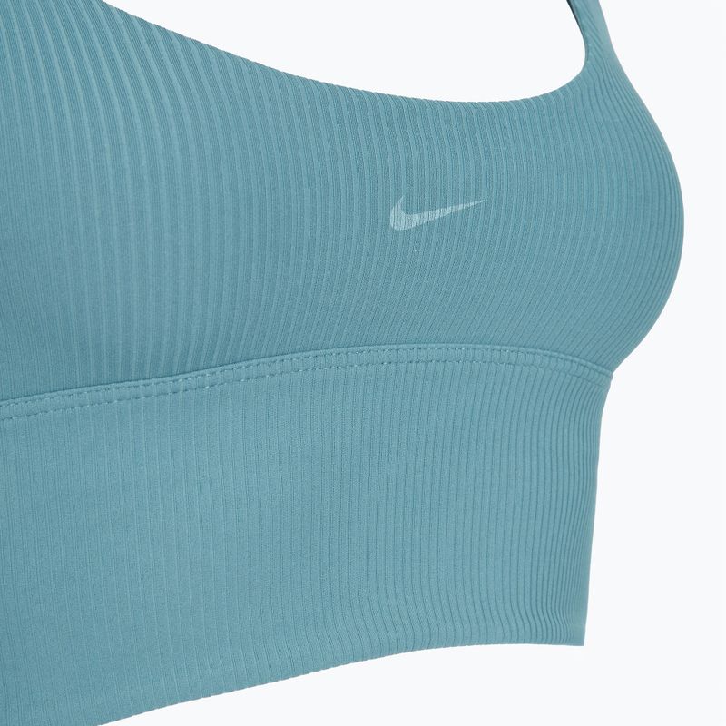 Бюстгальтер для тренувань Nike Zenvy Rib Light Support smokey blue/white 3