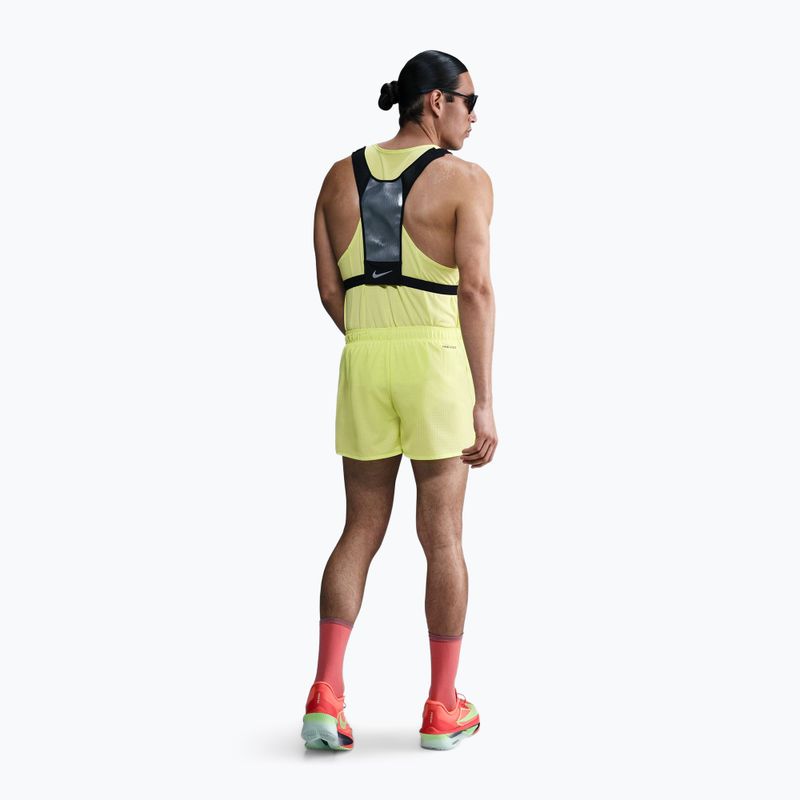 Шорти для бігу чоловічі Nike Fast Dri-Fit Brief Lined 3" light lemon twist/black 3