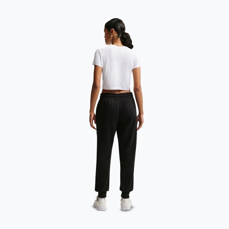Футболка жіноча Nike Sportswear Chill Knit white/black 3
