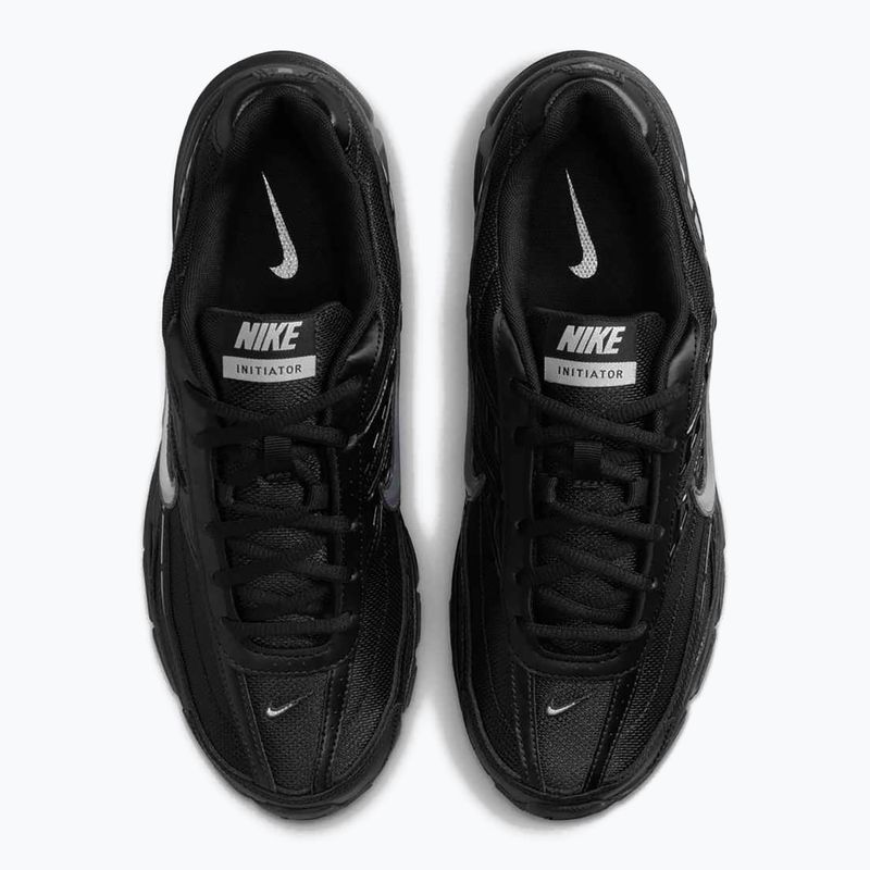 Кросівки чоловічі Nike Initiator black/black/dark smoke grey / metalic silver 13