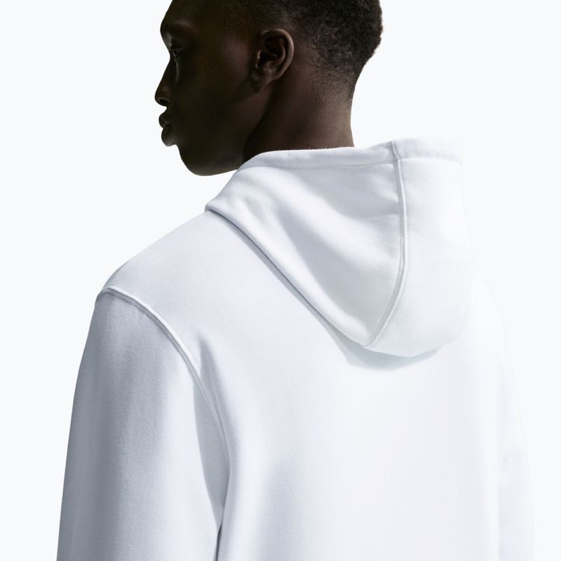 Кофта чоловіча Nike Club Pullover Hoodie white/white/black 5