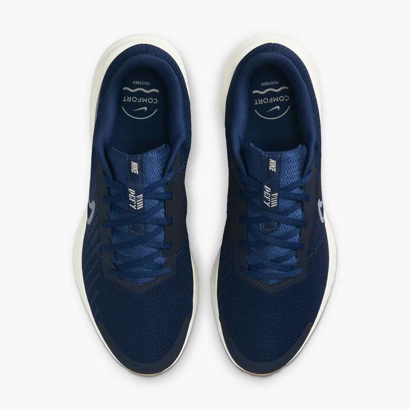 Кросівки для бігу чоловічі Nike Run Defy midnight navy / midnight navy / thunder blue 13
