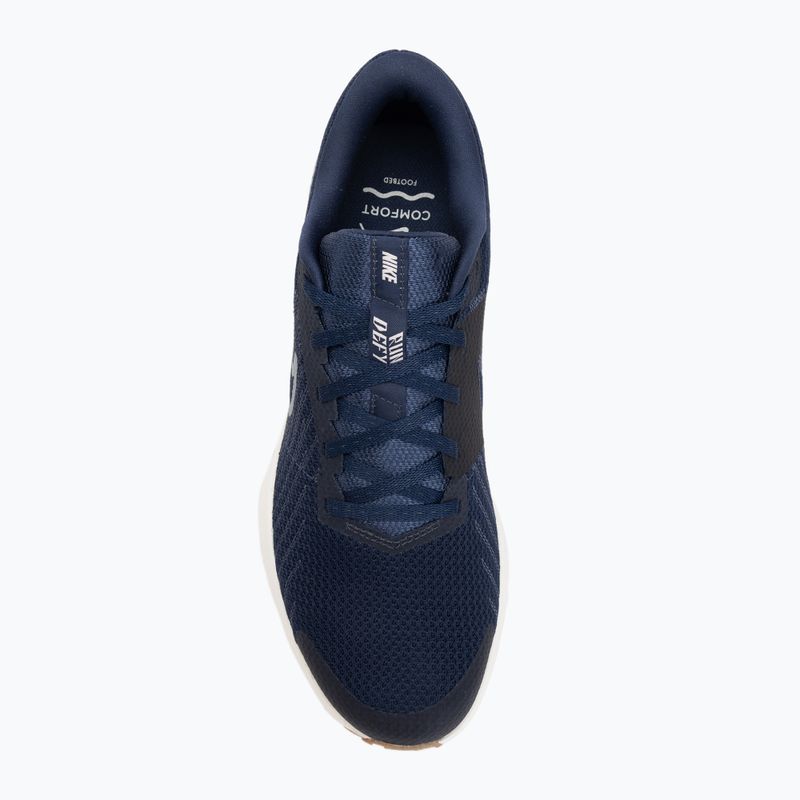 Кросівки для бігу чоловічі Nike Run Defy midnight navy / midnight navy / thunder blue 5
