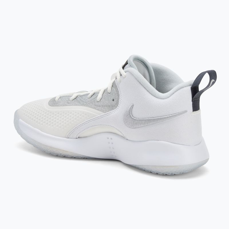Взуття для волейболу Nike React Hyperset 2 SE smmit white/metalic silver/pure platinum 3