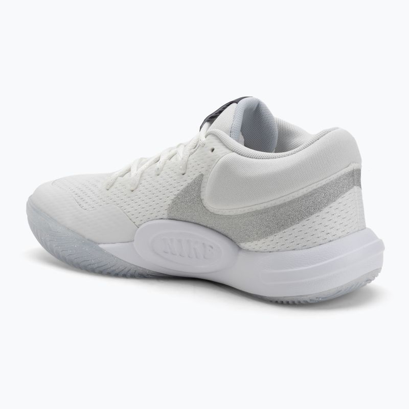 Кросівки волейбольні жіночі Nike Hyperquick Court Flight SE smmit white/metalic silver/pure platinum 3