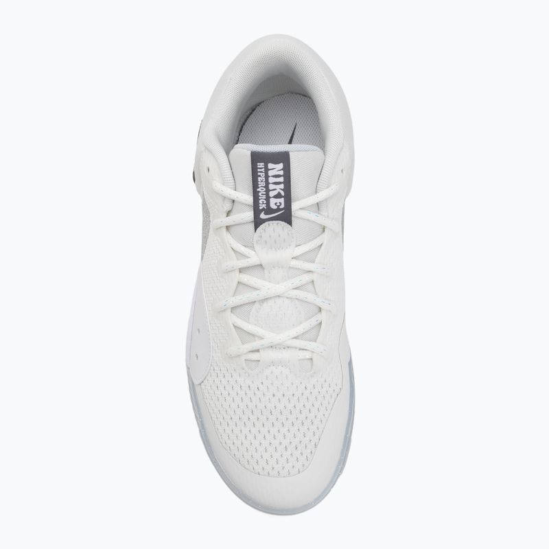 Кросівки волейбольні жіночі Nike Hyperquick Court Flight SE smmit white/metalic silver/pure platinum 5