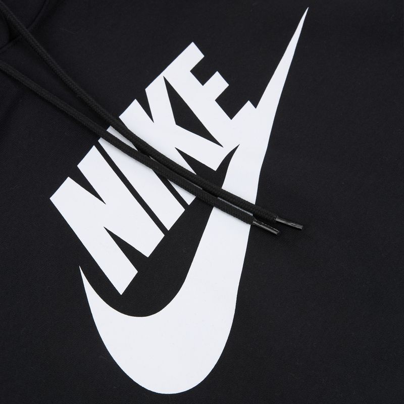 Кофта чоловіча Nike Club Pullover Hoodie black/black/white 8