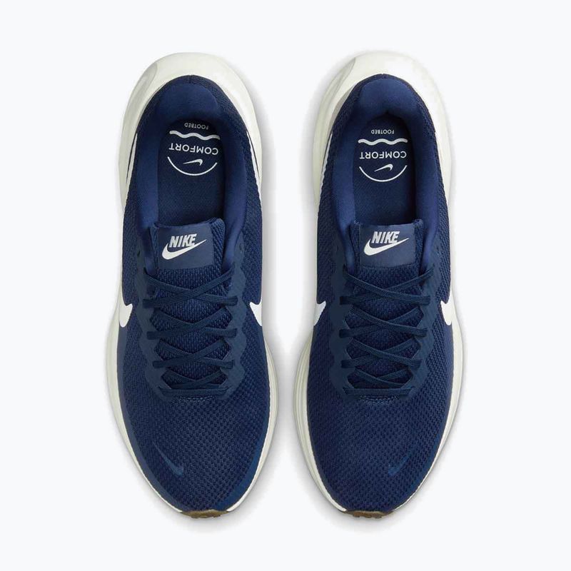 Чоловічі бігові кросівки Nike Revolution 8 midnight navy/gum med brown/sail 8