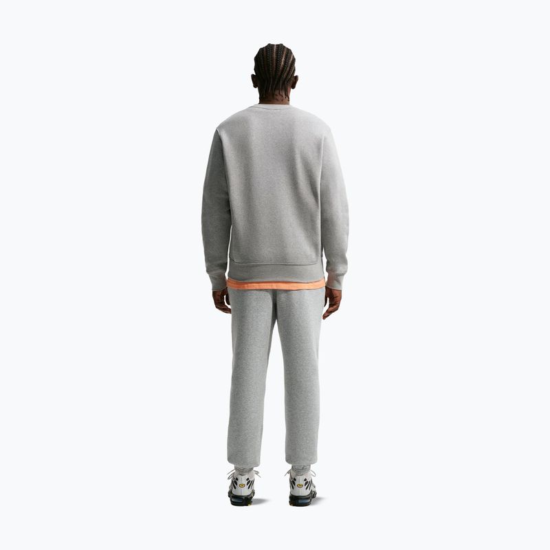 Штани чоловічі Nike Club Cuffed Brushed dark grey heather/light smoke grey/white 3