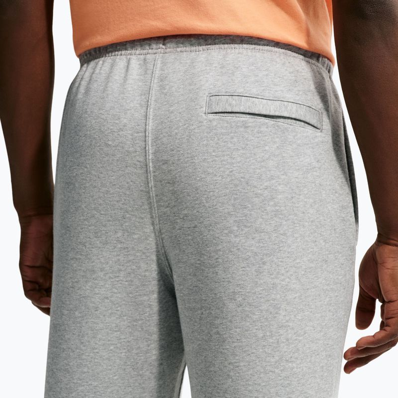 Штани чоловічі Nike Club Cuffed Brushed dark grey heather/light smoke grey/white 5