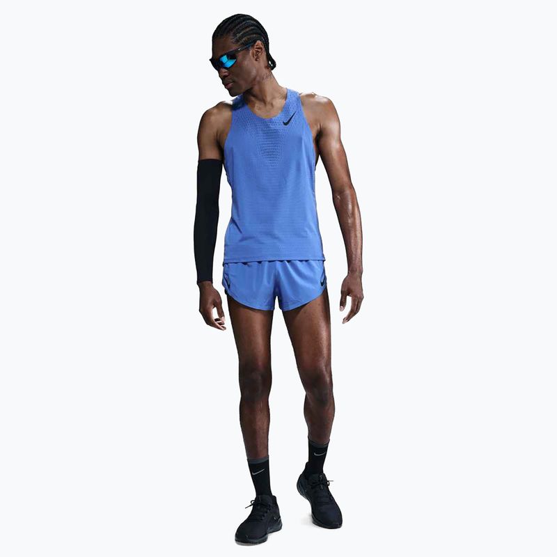 Футболка для бігу чоловіча Nike AeroSwift Dri-Fit ADV comet blue / black 2
