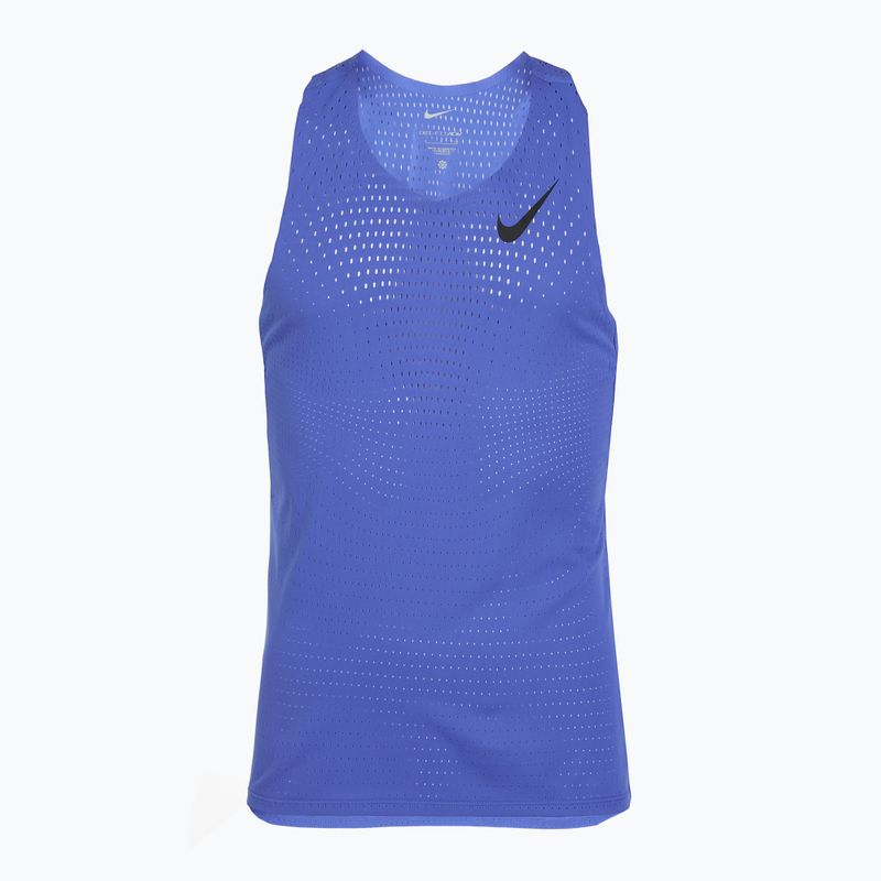 Футболка для бігу чоловіча Nike AeroSwift Dri-Fit ADV comet blue / black 7