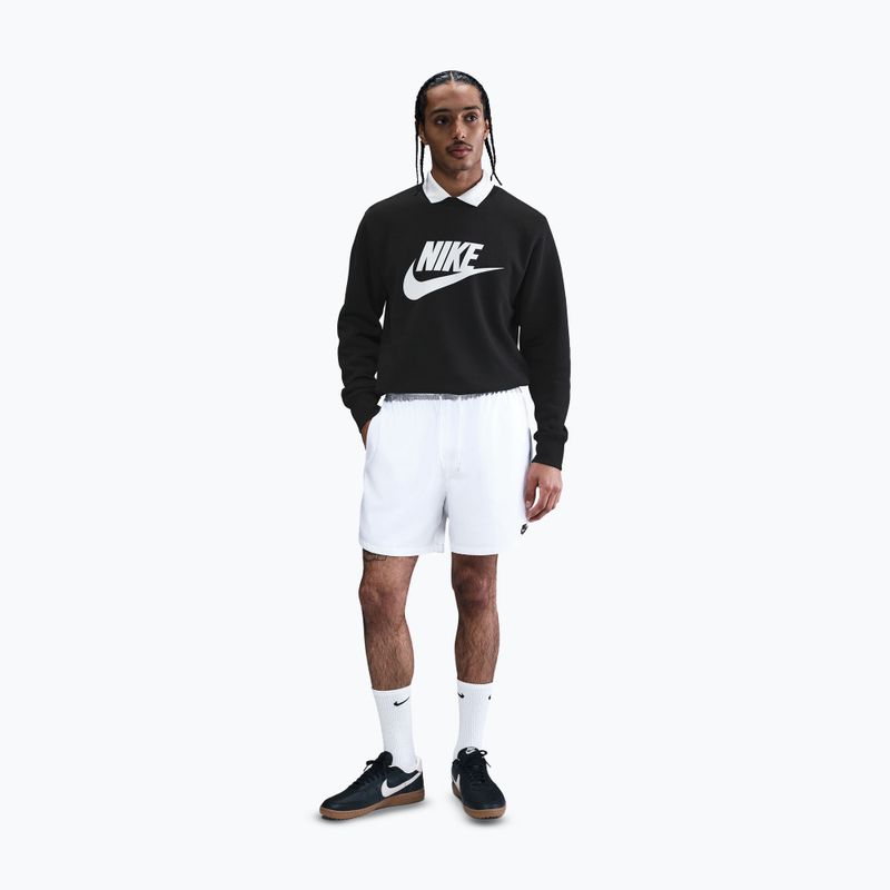Кофта чоловіча Nike Sportswear Club Graphic Fleece Crew black/white 2