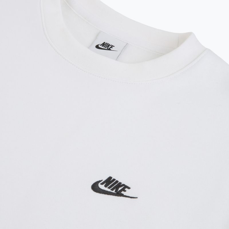 Кофта чоловіча Nike Club Fleece Crew white/black 9