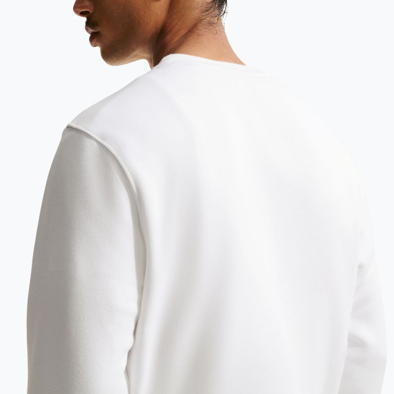 Кофта чоловіча Nike Club Fleece Crew white/black 5