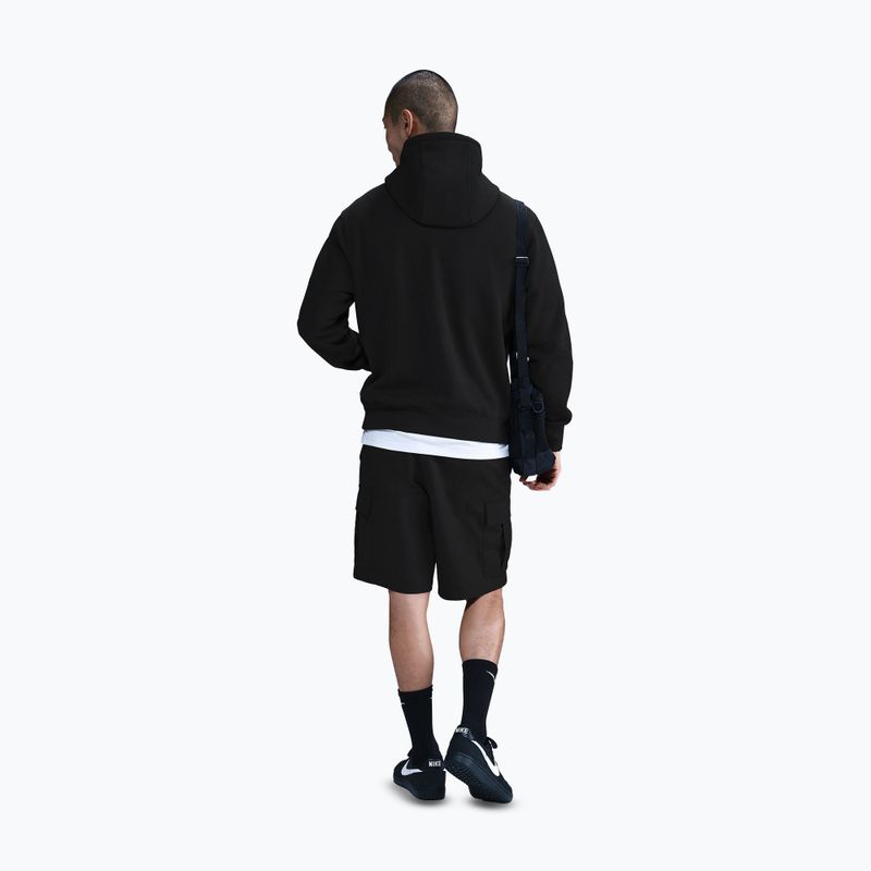 Кофта чоловіча Nike Club Pullover Hoodie black/black/white 3