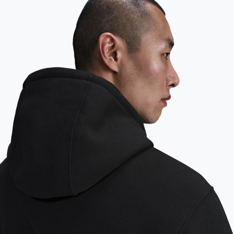 Кофта чоловіча Nike Club Pullover Hoodie black/black/white 5