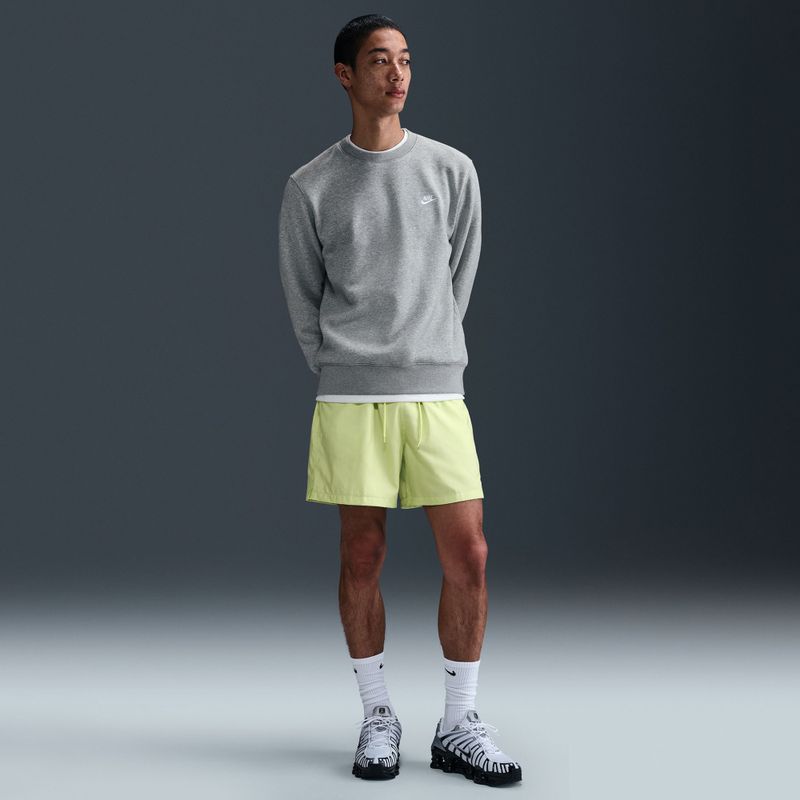 Кофта чоловіча Nike Club Fleece Crew dark grey heather/white 6