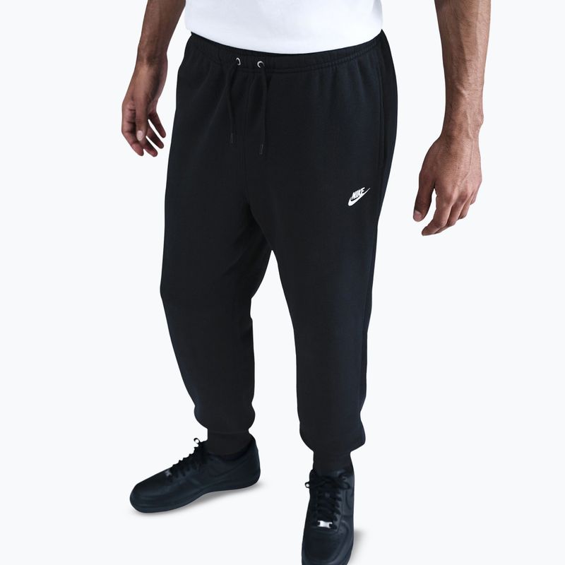Штани чоловічі Nike Club Jogger black/black/white