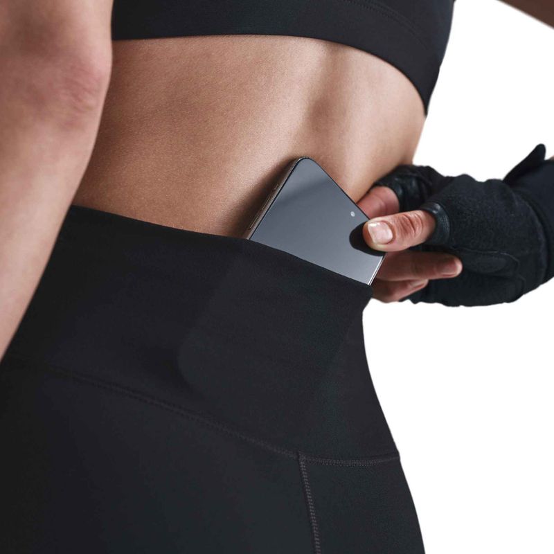Легінси жіночі Nike One High-Waisted black/white 4