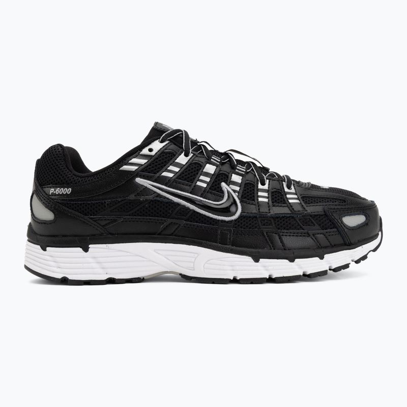Взуття чоловіче Nike P-6000 black/white/metallic silver/black 2