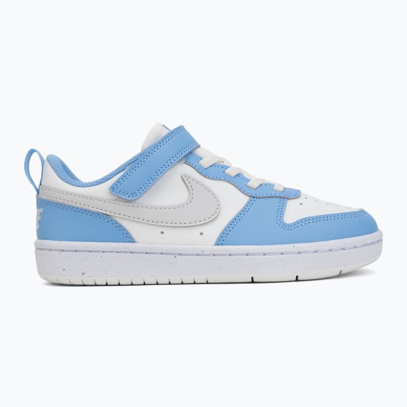 Взуття дитяче Nike Court Borough Low Recraft summit white/cobalt pulse/vast grey 2