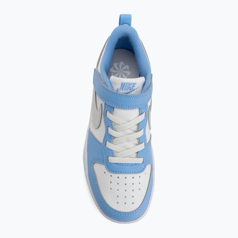Взуття дитяче Nike Court Borough Low Recraft summit white/cobalt pulse/vast grey 5