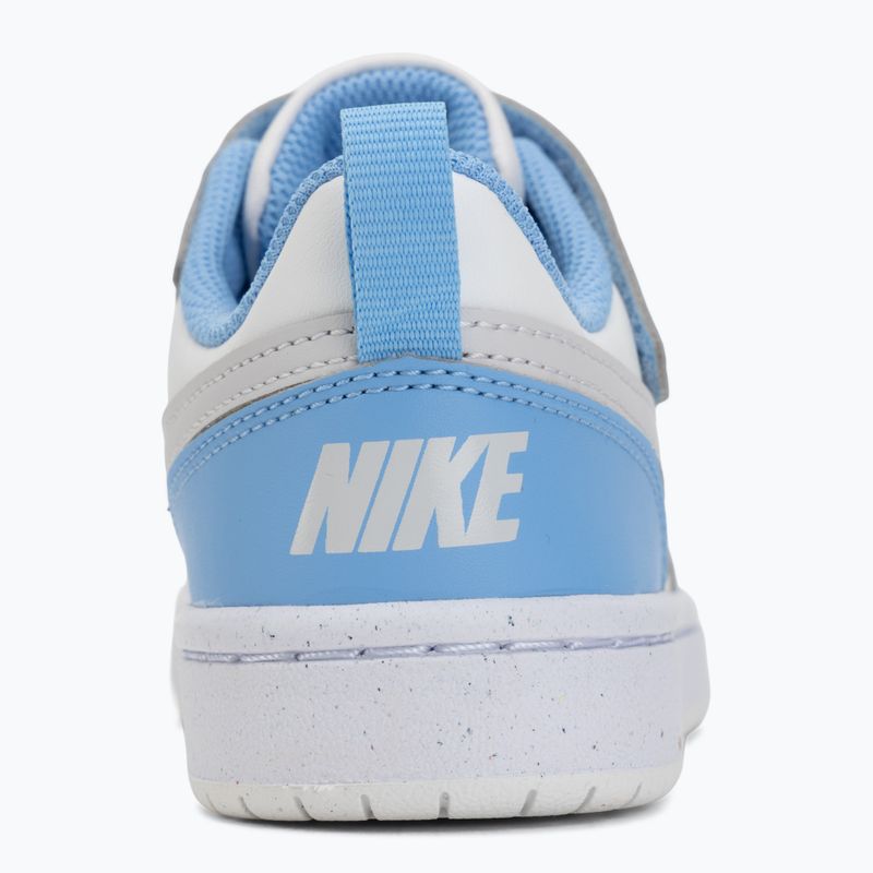 Взуття дитяче Nike Court Borough Low Recraft summit white/cobalt pulse/vast grey 6