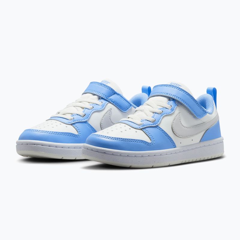 Взуття дитяче Nike Court Borough Low Recraft summit white/cobalt pulse/vast grey 3