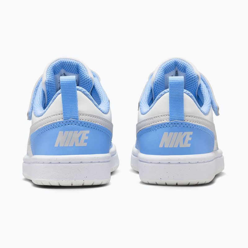 Взуття дитяче Nike Court Borough Low Recraft summit white/cobalt pulse/vast grey 4