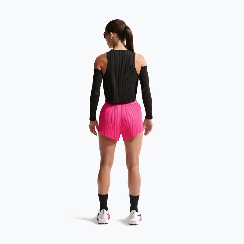 Шорти для бігу жіночі Nike AeroSwift Dri-Fit ADV Mid-Rise 3" hyper pink/black 3