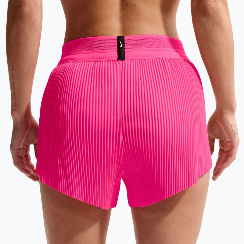 Шорти для бігу жіночі Nike AeroSwift Dri-Fit ADV Mid-Rise 3" hyper pink/black 6