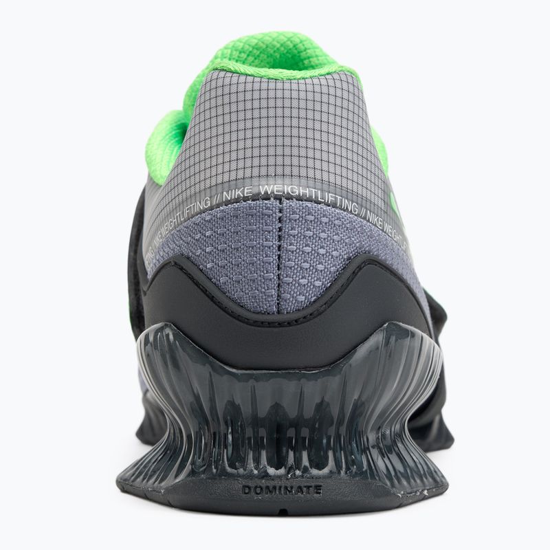 Кросівки для важкої атлетики Nike Romaleos 4 ashen slate/green strike/anthracite 6