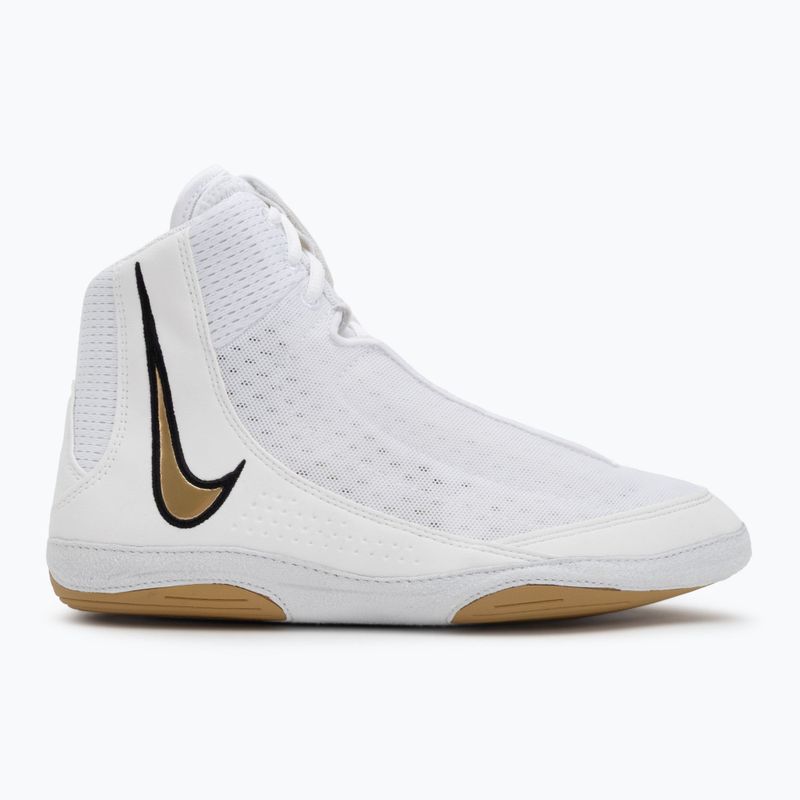Кросівки борцівські Nike Inflict 4 white/metalic gold/photon dust/black 2