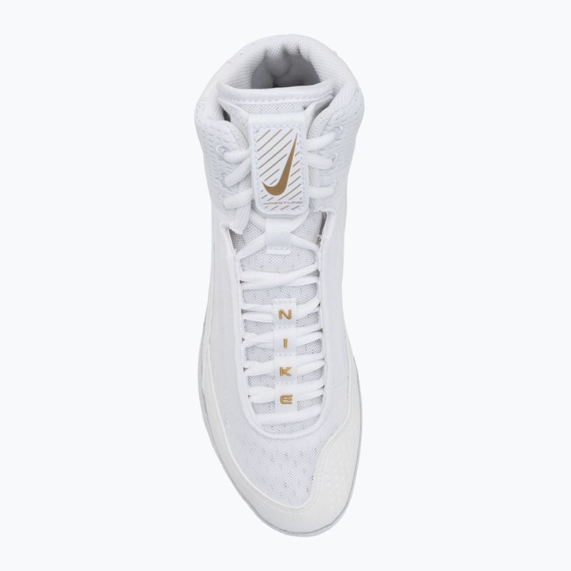 Кросівки борцівські Nike Inflict 4 white/metalic gold/photon dust/black 5