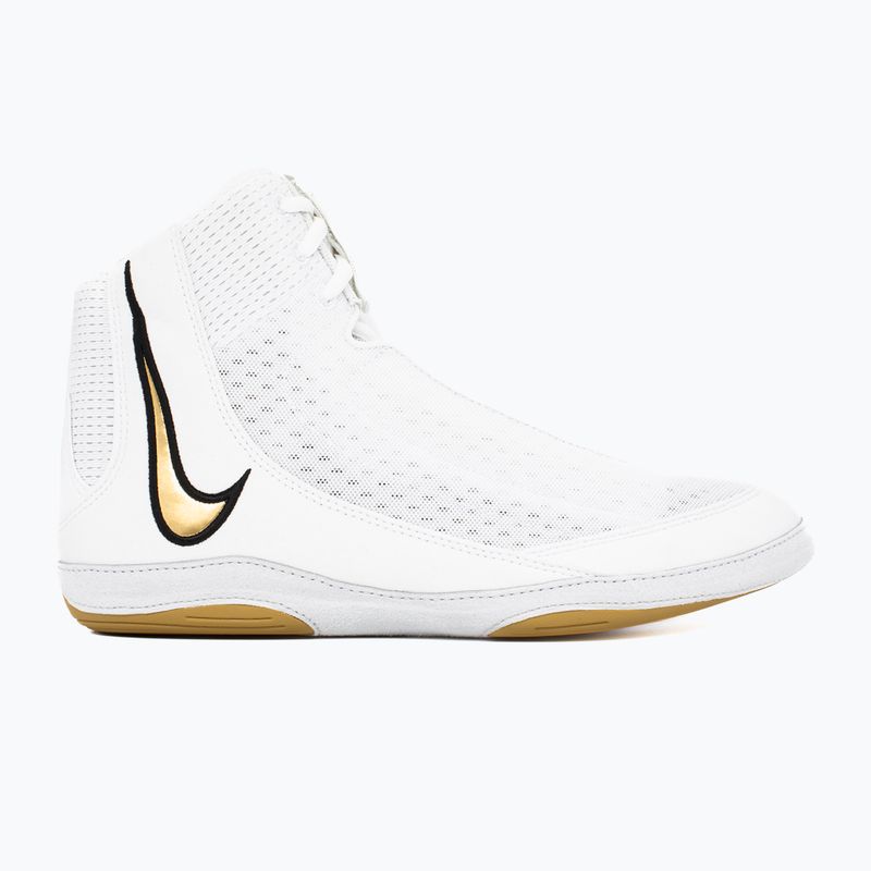 Кросівки борцівські Nike Inflict 4 white/metalic gold/photon dust/black