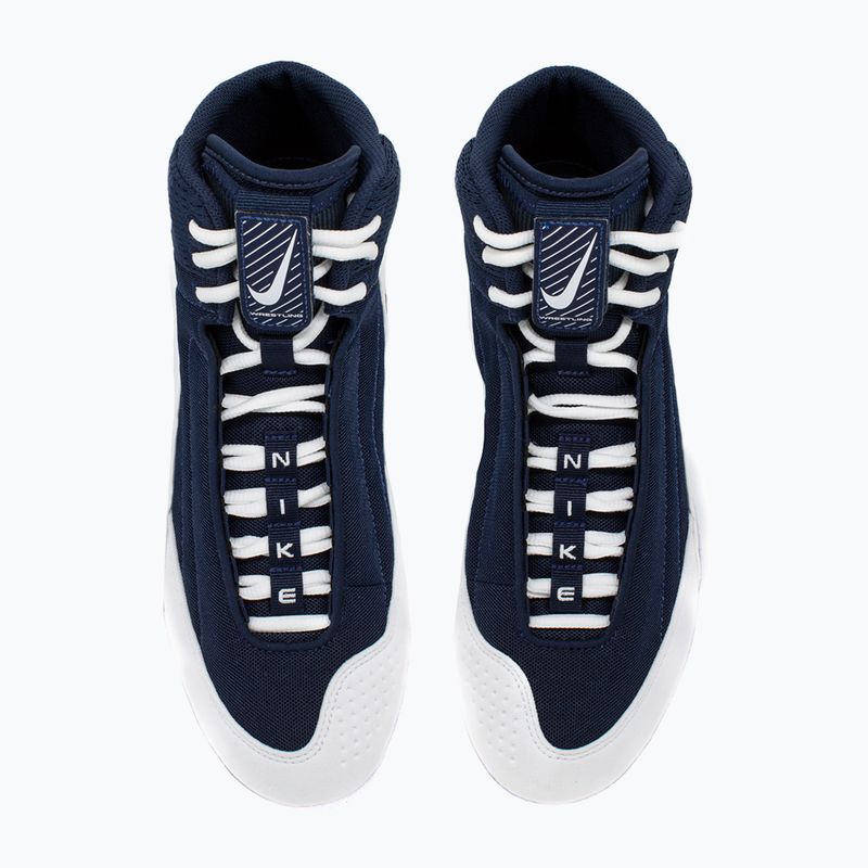 Кросівки борцівські Nike Inflict 4 white/college navy 5