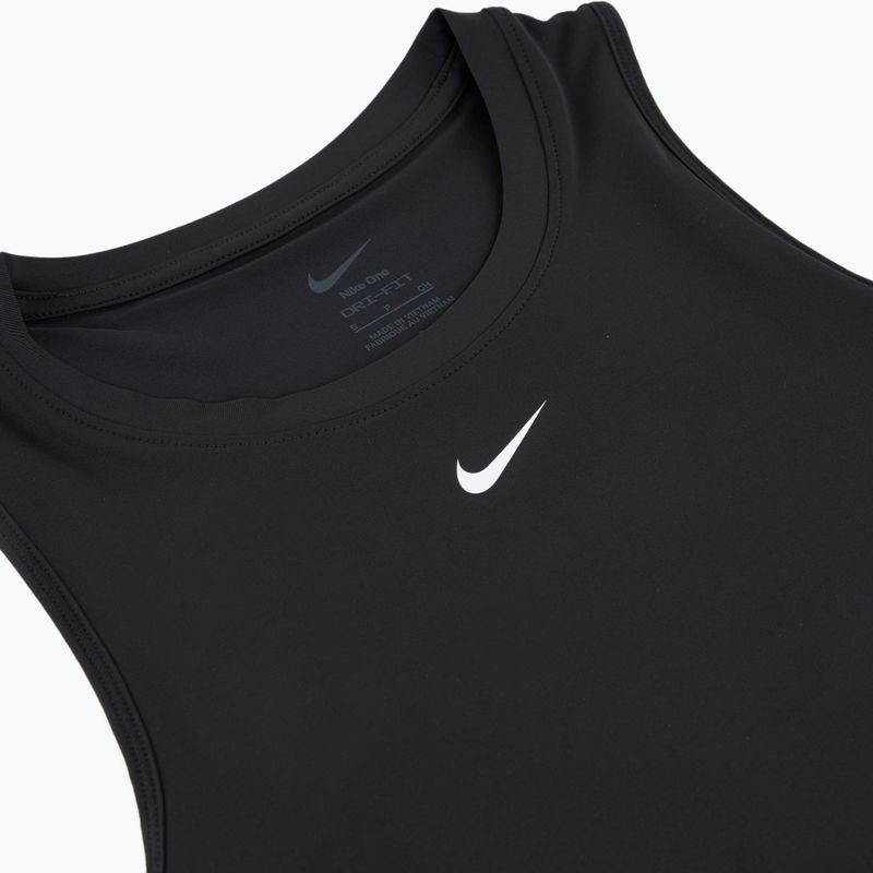 Футболка для тренувань жіноча Nike One Classic Dri-Fit Tank Top black/white 9