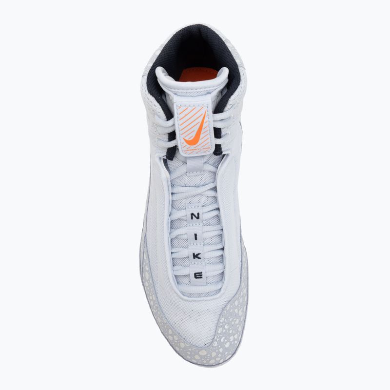 Кросівки борцівські Nike Inflict 4 SE football grey/dark obsidian/sky grey/titanum 5