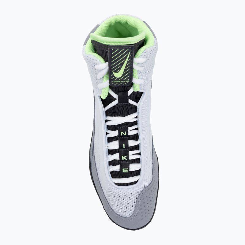 Кросівки борцівські Nike Inflict 4 football grey/lime blast/anthracite/white 5