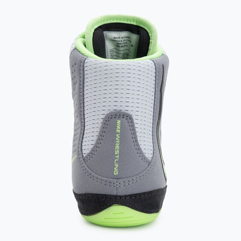 Кросівки борцівські Nike Inflict 4 football grey/lime blast/anthracite/white 6