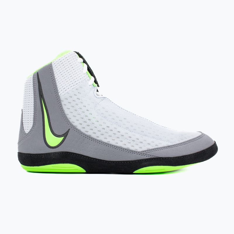 Кросівки борцівські Nike Inflict 4 football grey/lime blast/anthracite/white