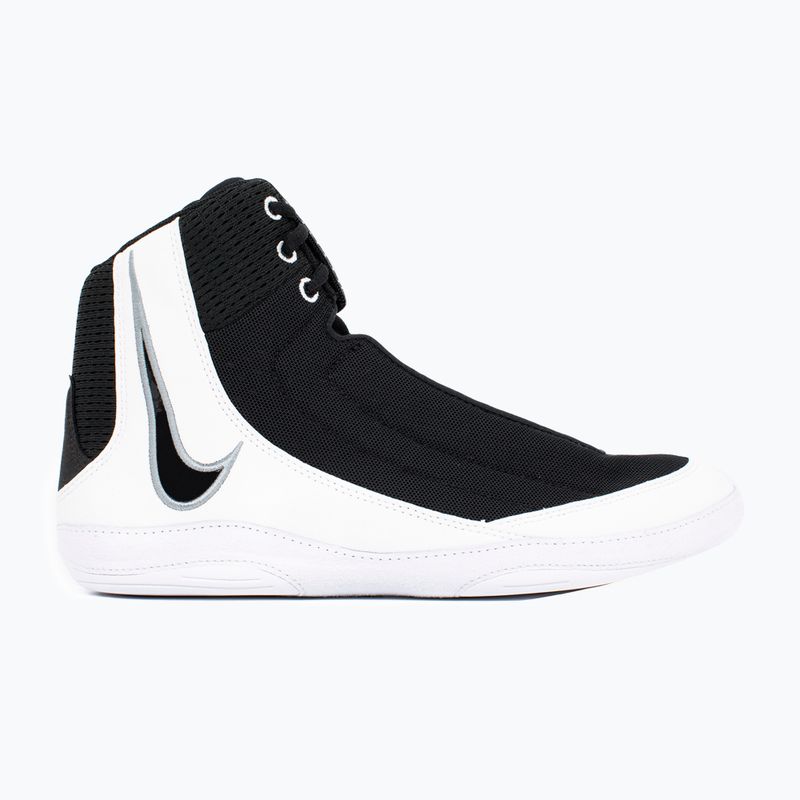 Кросівки борцівські Nike Inflict 4 black/white/wolf grey