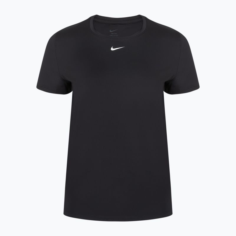 Футболка для тренувань жіноча Nike One Classic Dri-Fit black/white 7