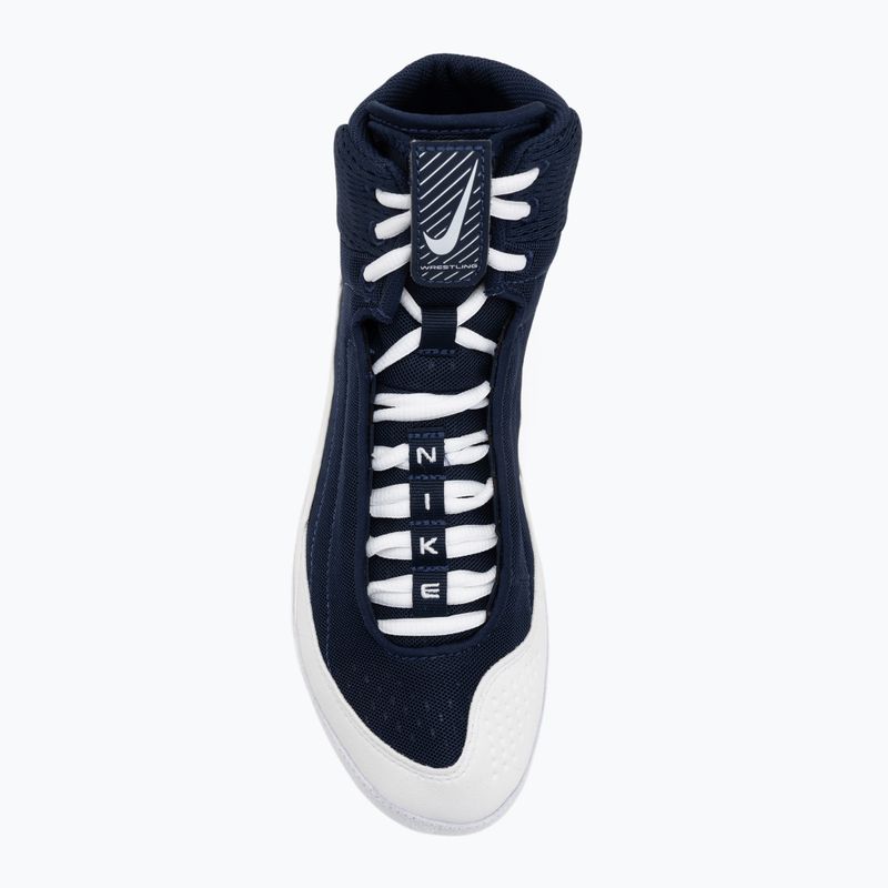 Кросівки борцівські Nike Inflict 4 white/college navy 5