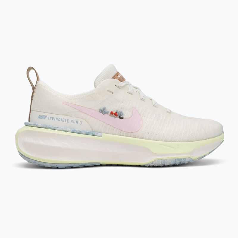 Кросівки для бігу жіночі Nike Invincible 3 sail/pink foam/sail/football grey 2