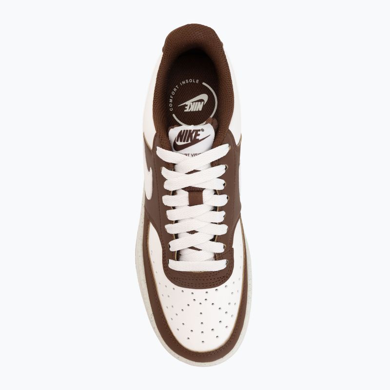 Кросівки жіночі Nike Court Vision Low sail/cacao wow/coconut milk/sail 5