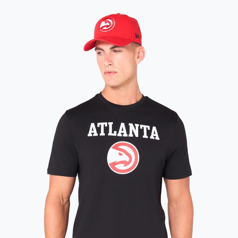 Футболка чоловіча New Era NOS NBA Regular Atlanta Hawks black 3